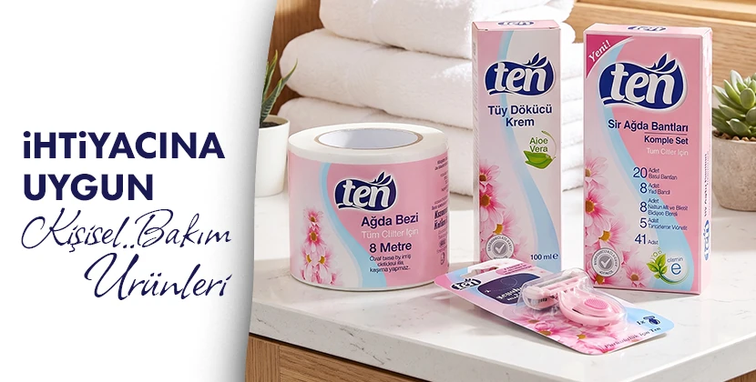 Ten Kadın Kişisel Bakım Ürünleri